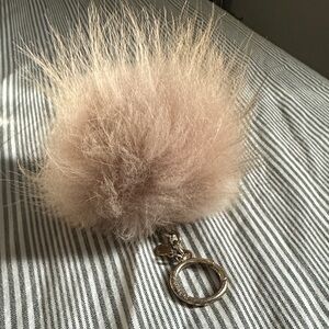 Michael Kors Blush Pink Puff Keychain